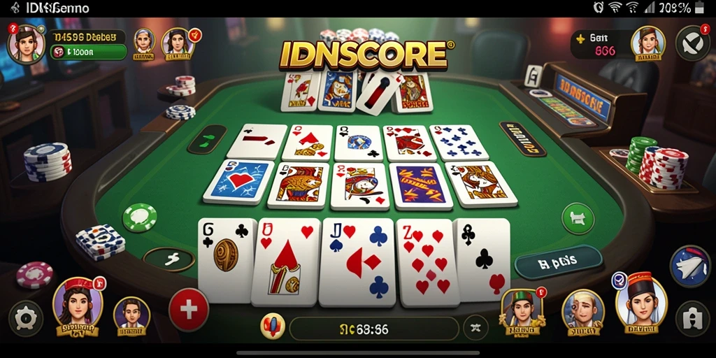 Tampilan menarik gameplay Domino yang mengasyikkan.