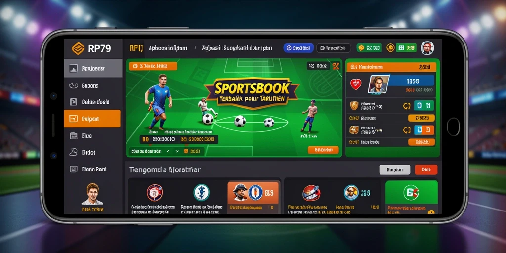 Tampilan gameplay menarik dari aplikasi Sportsbook RP79.
